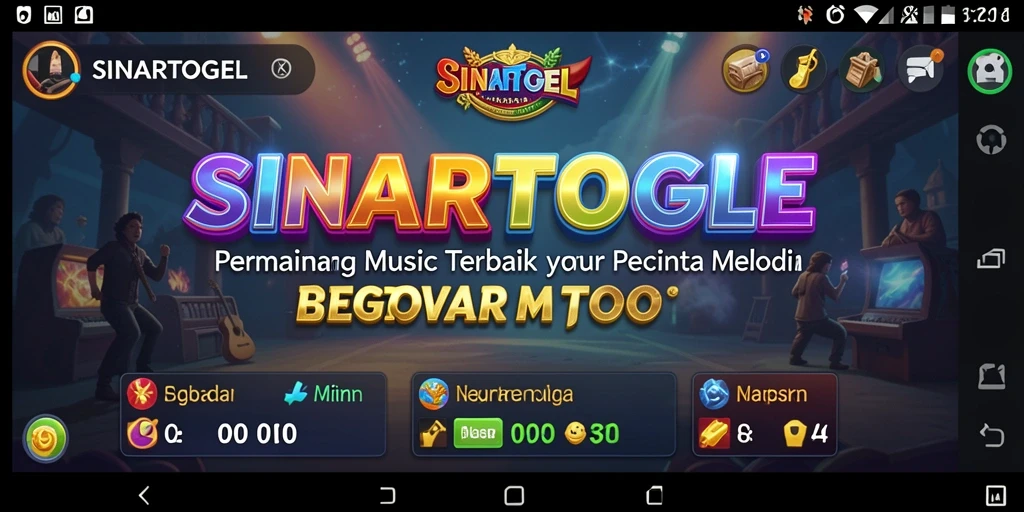 Tampilan gameplay SINARTOGEL yang menampilkan keseruan musik.